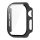 Gigapack Apple Watch Series 10 42mm Gigapack Műanyag keret BUMPER, ütésállóság + kijelzővédő üveg, FEKETE
