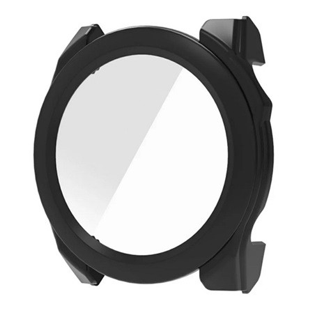 Gigapack Garmin Fenix 8 43mm Gigapack Műanyag keret BUMPER, ütésállóság + kijelzővédő üveg, FEKETE