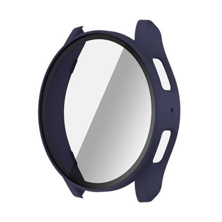 Gigapack Samsung Watch 7 eSIM 44mm Gigapack Műanyag keret BUMPER, ütésállóság + kijelzővédő üveg, SÖTÉTKÉK