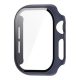 Gigapack Apple Watch Series 10 42mm Gigapack Műanyag keret BUMPER, ütésállóság + kijelzővédő üveg, SÖTÉTKÉK