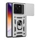 Gigapack Xiaomi 14T Pro 5G Gigapack Defender szilikon telefonvédő ütésállóság, kameravédő, EZÜST