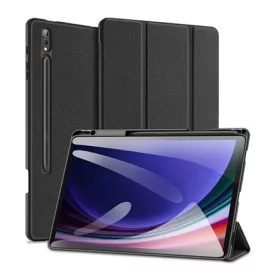  Dux Ducis Samsung Tab S10 Plus LTE DUX DUCIS DOMO tok álló, bőr hatású aktív FLIP, ceruza tartó, FEKETE