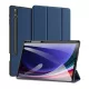 Dux Ducis Samsung Tab S10 Plus LTE DUX DUCIS DOMO tok álló, bőr hatású aktív FLIP, ceruza tartó, SÖTÉTKÉK