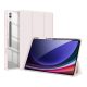 Dux Ducis Samsung Tab S10 Ultra LTE DUX DUCIS TOBY tok álló, bőr hatású aktív FLIP, ceruza tartó, RÓZSASZÍN
