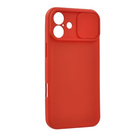 Gigapack iPhone 16 5G Gigapack Szilikon telefonvédő matt, kameravédő, PIROS