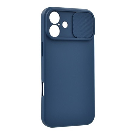 Gigapack iPhone 16 Plus 5G Gigapack Szilikon telefonvédő matt, kameravédő, SÖTÉTKÉK