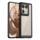 Gigapack Motorola Edge 50 Ultra 5G Gigapack Szilikon telefonvédő ütésállóság, átlátszó hátlap, FEKETE