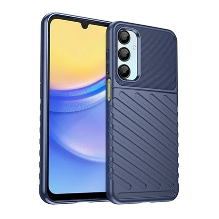 Gigapack Samsung A16 4G Gigapack Szilikon telefonvédő ütésállóság, dombor minta, SÖTÉTKÉK