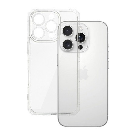 Gigapack iPhone 16 Pro Max 5G Gigapack Szilikon telefonvédő ütésállóság, légpárnás keret, ÁTLÁTSZÓ
