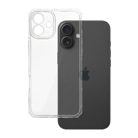 Gigapack iPhone 16 5G Gigapack Szilikon telefonvédő ütésállóság, légpárnás keret, ÁTLÁTSZÓ