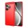 Gigapack Realme GT 6T 5G Gigapack Szilikon telefonvédő ütésállóság, karbon minta, PIROS