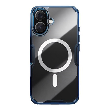 Nillkin iPhone 16 5G NILLKIN NATURE PRO MAGNETIC műanyag telefonvédő ütésállóság, MagSafe, SÖTÉTKÉK