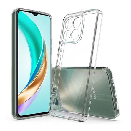 Gigapack Honor X6b GIGAPACK Szilikon telefonvédő ütésállóság, átlátszó hátlap, ÁTLÁTSZÓ
