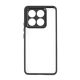 Gigapack Xiaomi 14T 5G GIGAPACK Szilikon telefonvédő ütésállóság, átlátszó hátlap, FEKETE