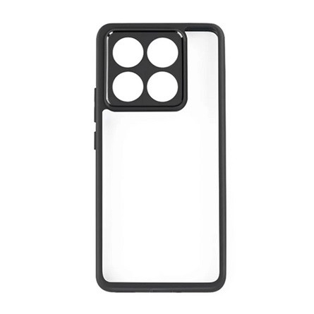 Gigapack Xiaomi 14T Pro 5G GIGAPACK Szilikon telefonvédő ütésállóság, átlátszó hátlap, FEKETE