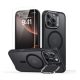 Esr iPhone 16 Pro Max 5G ESR CLASSIC HYBRID szilikon telefonvédő ütésállóság, matt + képernyővédő üveg, FEKETE