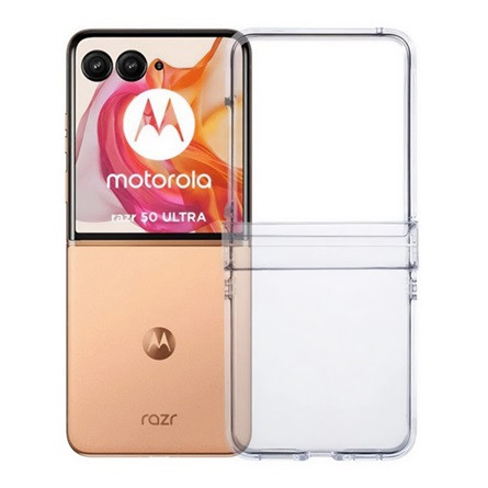Gigapack Motorola Razr 50 Ultra 5G GIGAPACK Műanyag telefonvédő ÁTLÁTSZÓ