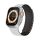 Gigapack Apple Watch Series 10 42mm GIGAPACK Pótszíj egyedi méret, mágneses, FEHÉR/FEKETE