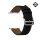 Gigapack Apple Watch Series 10 42mm GIGAPACK Pótszíj egyedi méret, valódi bőr, FEKETE