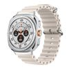 Gigapack Samsung Watch Ultra eSIM 47mm GIGAPACK Pótszíj egyedi méret, hullám, BÉZS