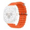 Gigapack Samsung Watch Ultra eSIM 47mm GIGAPACK Pótszíj egyedi méret, hullám, NARANCSSÁRGA