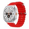 Gigapack Samsung Watch Ultra eSIM 47mm GIGAPACK Pótszíj egyedi méret, hullám, PIROS