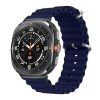 Gigapack Samsung Watch Ultra eSIM 47mm GIGAPACK Pótszíj egyedi méret, hullám, SÖTÉTKÉK