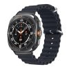 Gigapack Samsung Watch Ultra eSIM 47mm GIGAPACK Pótszíj egyedi méret, hullám, SÖTÉTSZÜRKE