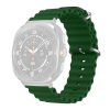 Gigapack Samsung Watch Ultra eSIM 47mm GIGAPACK Pótszíj egyedi méret, hullám, SÖTÉTZÖLD