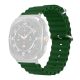 Gigapack Samsung Watch Ultra eSIM 47mm GIGAPACK Pótszíj egyedi méret, hullám, SÖTÉTZÖLD