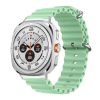 Gigapack Samsung Watch Ultra eSIM 47mm GIGAPACK Pótszíj egyedi méret, hullám, VILÁGOSZÖLD