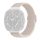 Gigapack Samsung Watch Ultra eSIM 47mm GIGAPACK Pótszíj egyedi méret, szőtt minta, FEHÉR