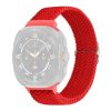 Gigapack Samsung Watch Ultra eSIM 47mm GIGAPACK Pótszíj egyedi méret, szőtt minta, PIROS
