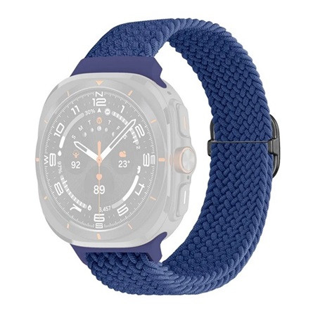 Gigapack Samsung Watch Ultra eSIM 47mm GIGAPACK Pótszíj egyedi méret, szőtt minta, SÖTÉTKÉK