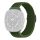 Gigapack Samsung Watch Ultra eSIM 47mm GIGAPACK Pótszíj egyedi méret, szőtt minta, SÖTÉTZÖLD