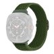 Gigapack Samsung Watch Ultra eSIM 47mm GIGAPACK Pótszíj egyedi méret, szőtt minta, SÖTÉTZÖLD