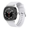 Gigapack Samsung Watch Ultra eSIM 47mm GIGAPACK Pótszíj egyedi méret, valódi bőr, FEHÉR