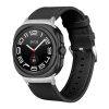 Gigapack Samsung Watch Ultra eSIM 47mm GIGAPACK Pótszíj egyedi méret, valódi bőr, FEKETE