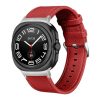 Gigapack Samsung Watch Ultra eSIM 47mm GIGAPACK Pótszíj egyedi méret, valódi bőr, PIROS