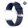 Gigapack Samsung Watch Ultra eSIM 47mm GIGAPACK Pótszíj egyedi méret, valódi bőr, SÖTÉTKÉK