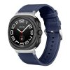 Gigapack Samsung Watch Ultra eSIM 47mm GIGAPACK Pótszíj egyedi méret, valódi bőr, SÖTÉTKÉK
