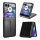 Gigapack Motorola Razr 50 5G GIGAPACK Szilikon telefonvédő ütésállóság, varrás minta, FEKETE