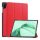 Gigapack Honor Pad X8a GIGAPACK Tok álló, bőr hatású aktív FLIP, asztali tartó, PIROS