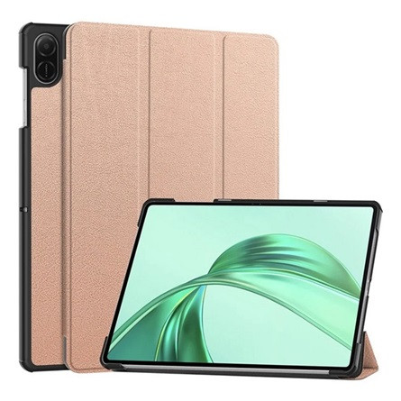 Gigapack Honor Pad X8a GIGAPACK Tok álló, bőr hatású aktív FLIP, asztali tartó, ROZÉARANY