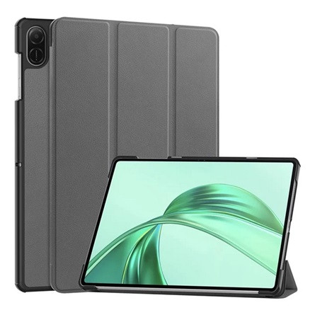 Gigapack Honor Pad X8a GIGAPACK Tok álló, bőr hatású aktív FLIP, asztali tartó, SÖTÉTSZÜRKE