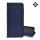 Gigapack Samsung S24 FE GIGAPACK Tok álló, valódi bőr FLIP, asztali tartó, SÖTÉTKÉK