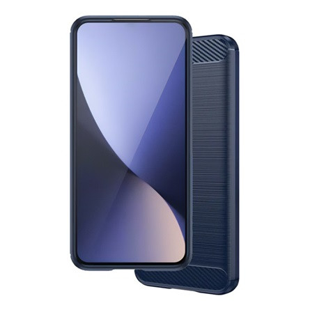 Gigapack Honor 200 Smart GIGAPACK Szilikon telefonvédő ütésállóság, karbon minta, SÖTÉTKÉK