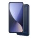 Gigapack Honor 200 Smart GIGAPACK Szilikon telefonvédő ütésállóság, karbon minta, SÖTÉTKÉK