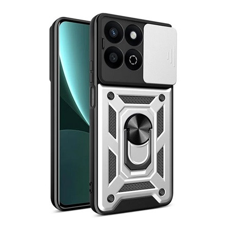 Gigapack Honor 200 Smart GIGAPACK Defender szilikon telefonvédő ütésállóság, kameravédő, EZÜST
