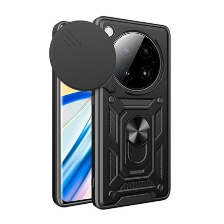Gigapack Infinix Zero 40 5G GIGAPACK Defender szilikon telefonvédő ütésállóság, kameravédő, FEKETE